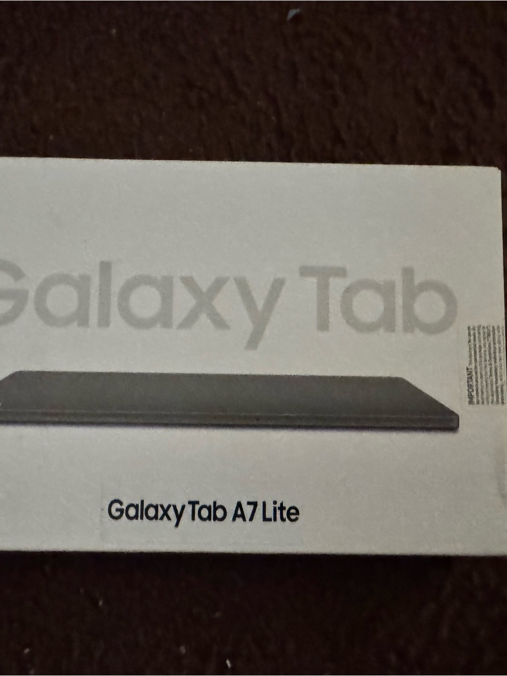 Samsung Galaxy Tab A7 Lite Charcoal Gray Tablet